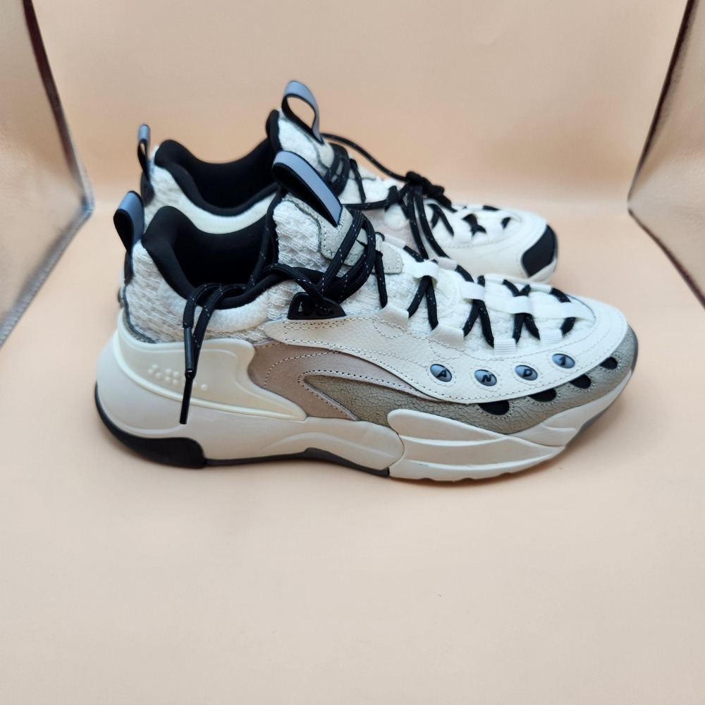 AND 1 Marauder Shoes Mens Size 9 White Black Basketball Sneakers AD90073MWZ